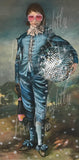 Blue Boy John stretched gallery wrapped canvas print