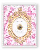 Champagne In The Pink Pagoda - Giclee Print of an Original Watercolor Painting