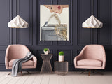 Sparkle Embellished Champagne Dream Stretched Canvas Print