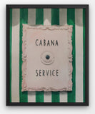 Cabana Service - Giclee Print of an Original Watercolor Painting