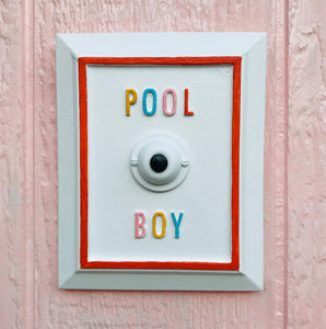 Palm Springs Pool Boy Button - Ringing Version