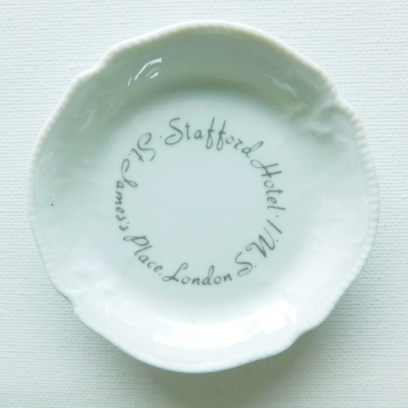 Stafford Hotel London Porcelain Ashtray/Dish