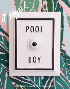 Pool Boy Button - Ringing Version