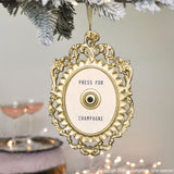Press For Champagne Mini Ornament