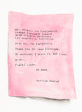 Letter From Marilyn - Giclee Print of an Original Watercolor Painting