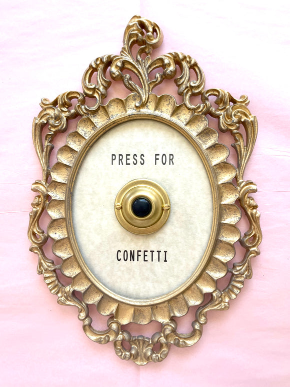 Press For Confetti Button - Ringing Version